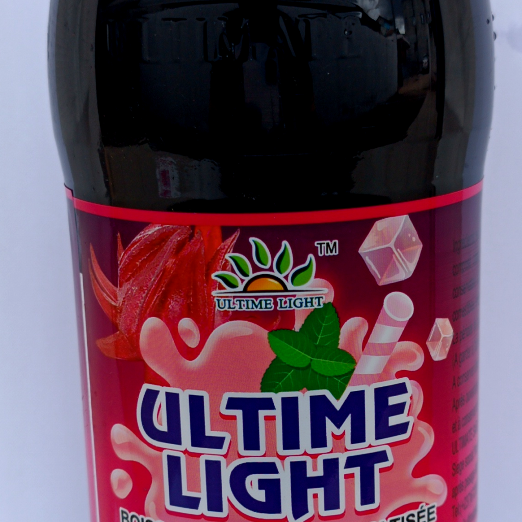 Ultime light Boisson gazeuse aromatisée à l'hibiscus mutabilis